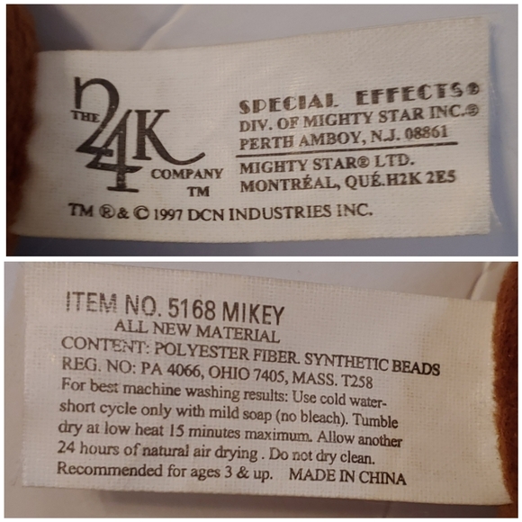 Beanie Boppers Mikey the Moose 1997 Rare 7" Tall Collectible - Picture 11 of 12